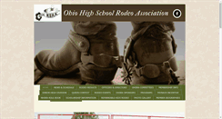 Desktop Screenshot of ohiohighschoolrodeo.org