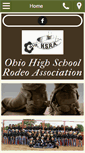 Mobile Screenshot of ohiohighschoolrodeo.org