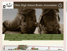 Tablet Screenshot of ohiohighschoolrodeo.org